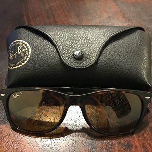 Raybans Polarized Wayfarer Tortoise